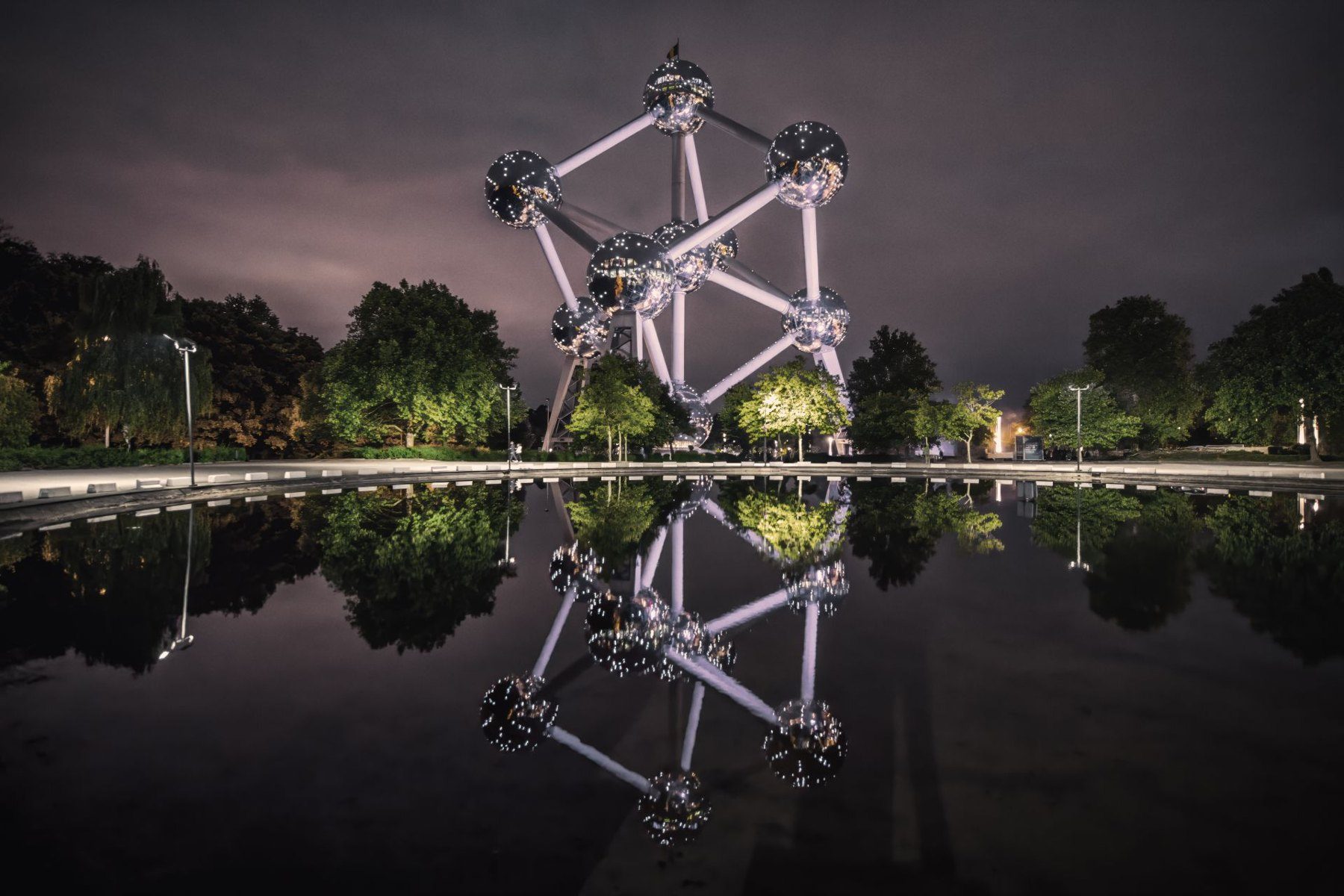 L’Atomium de nuit